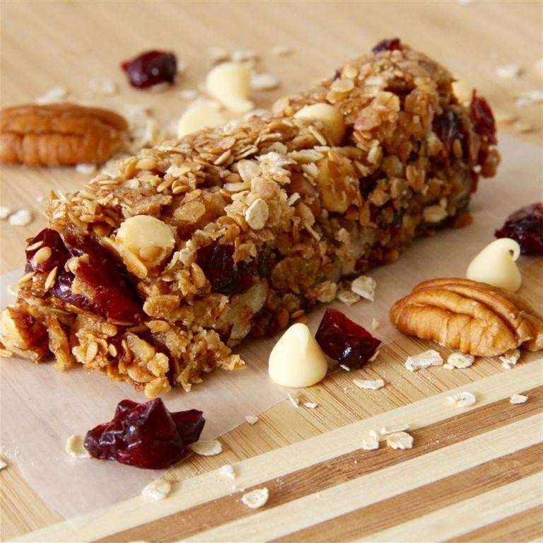 Healthy Cranberry Granola Bars