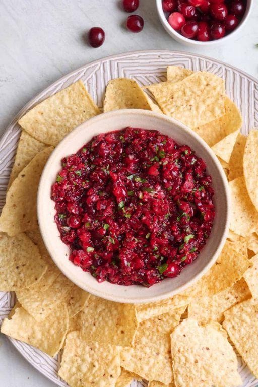Healthy Cranberry Salsa