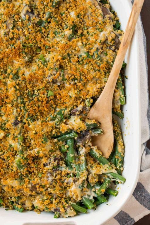 Healthy Green Bean Casserole