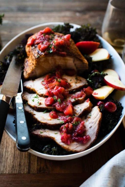 Healthy Grilled Pork Tenderloin with Apple Chutney