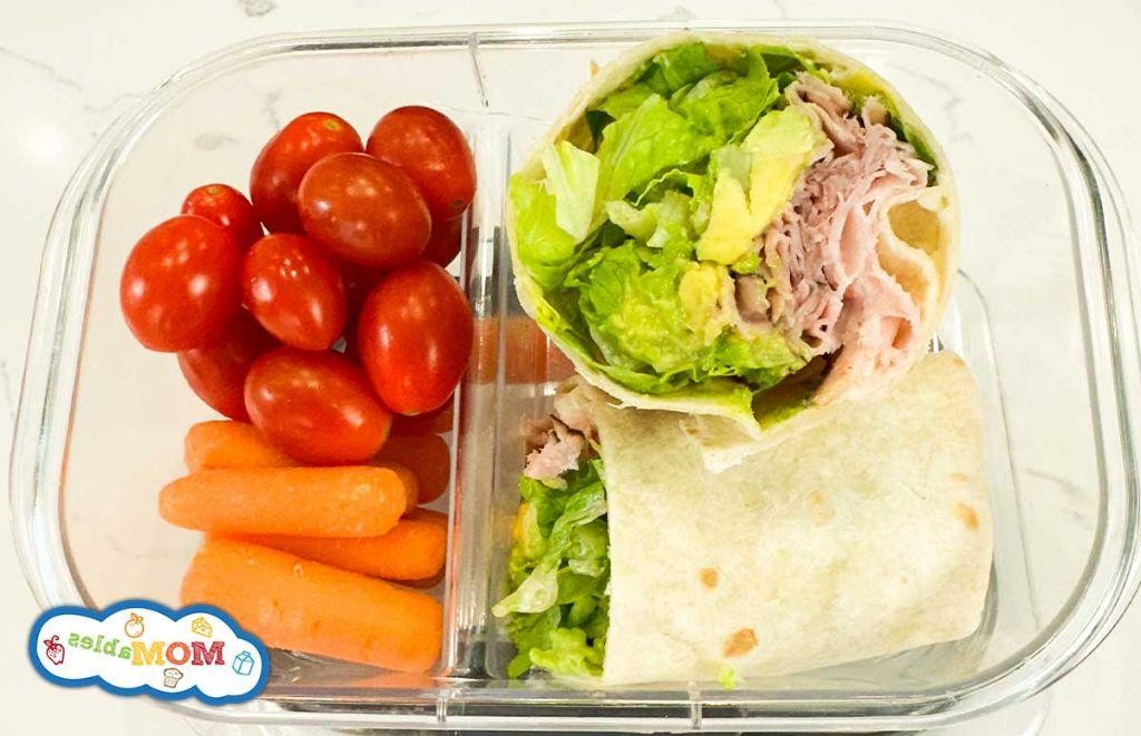 Healthy Ham and Avocado Wrap