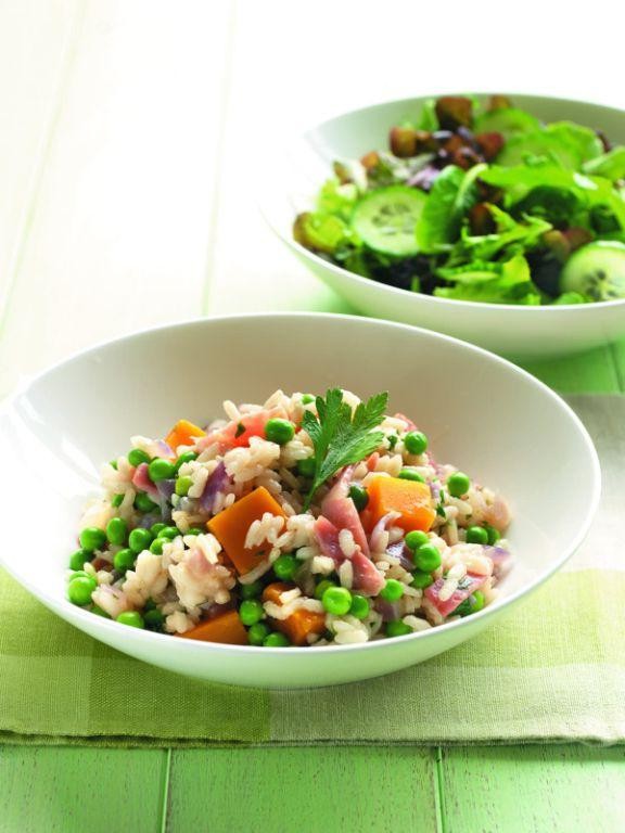 Healthy Ham and Pumpkin Risotto
