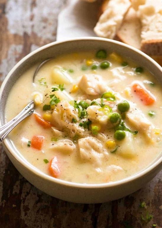 Healthy Tilapia Chowder