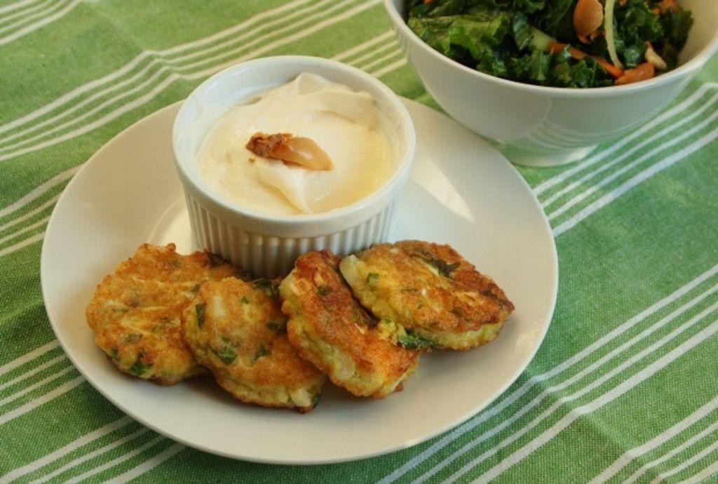 Hearts of Palm Fritters with Spicy Aioli