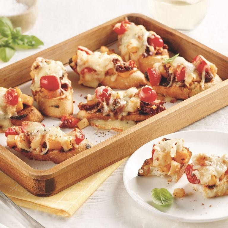 Hearts of Palm and Tomato Bruschetta