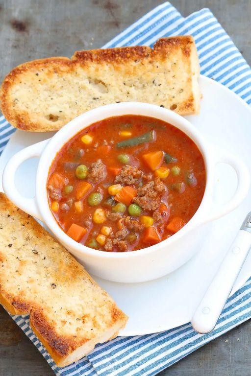 Hearty Canned Roast Beef and Vegetable Soup