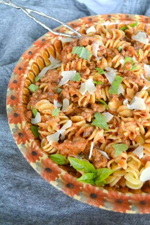 Hearty Mushroom and Sausage Sauce