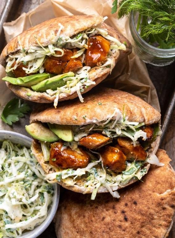 Herb Roasted Chicken Pita