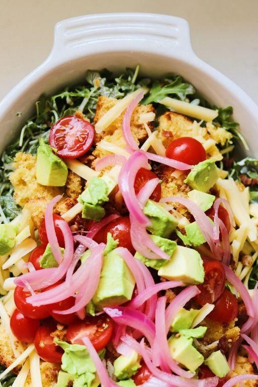 Herbed Buttermilk Cornbread Salad