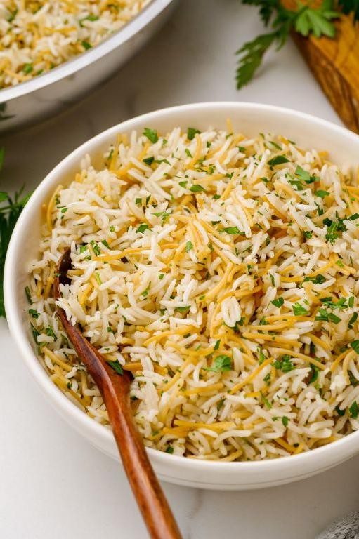 Herbed Dried Lima Bean and Rice Pilaf