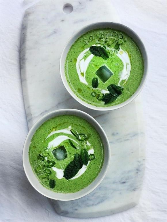Herbed Green Gazpacho