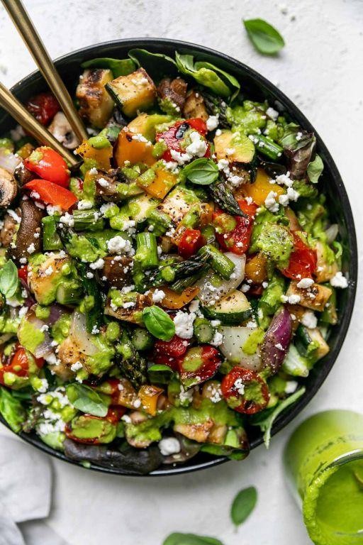 Herbed Lemon Vinaigrette for Grilled Vegetables