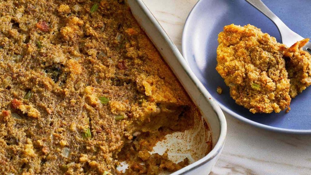 Herbed Oyster and Cornbread Dressing