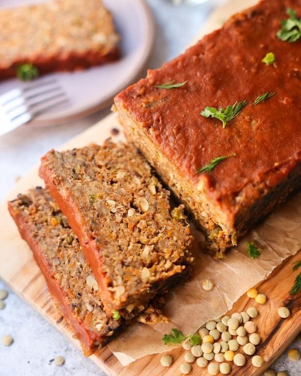High-Protein Vegan Lentil Loaf