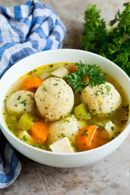 Homemade Matzo Ball Soup