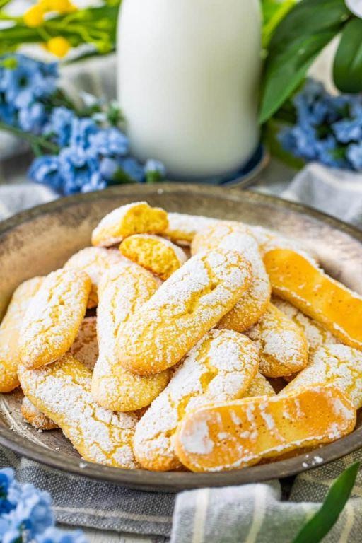 Honey Drizzled Ladyfinger Cookies