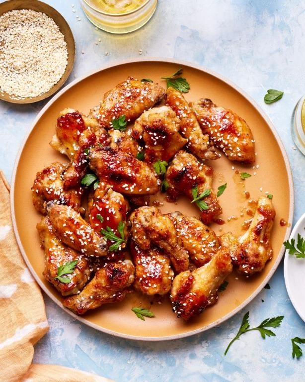 Honey Garlic Hot Wings