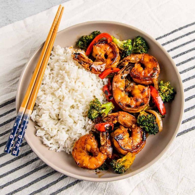 Honey Garlic Mixed Seafood Stir Fry