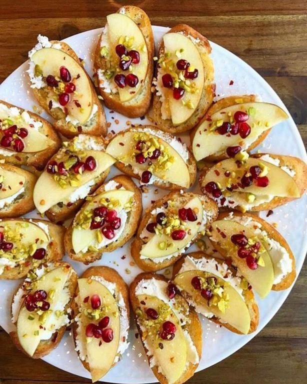 Honey Goat Cheese and Apple Croissants
