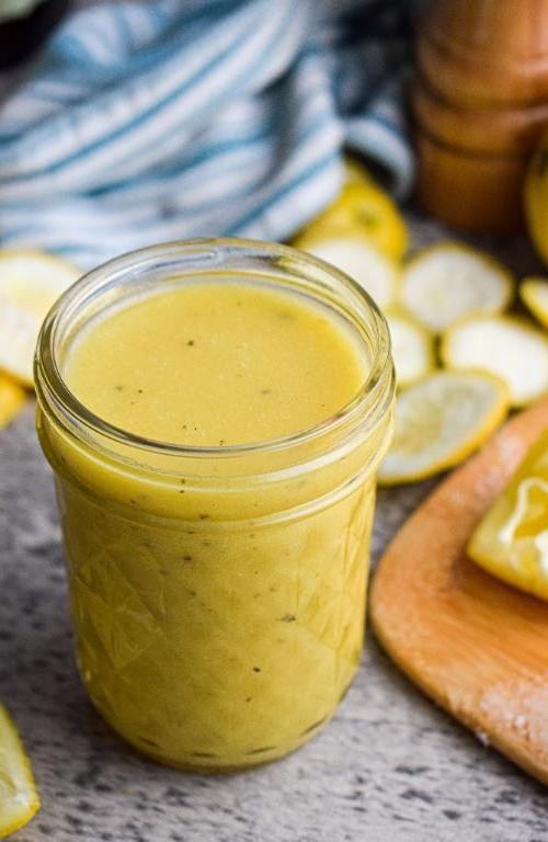 Honey Lemon Vinaigrette Salad Dressing