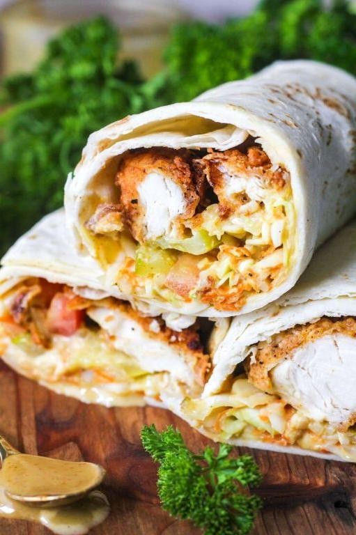 Honey Mustard Chicken Wrap