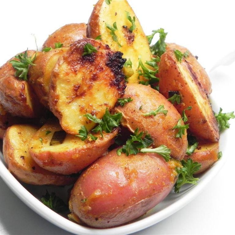 Honey Mustard Roasted Potatoes