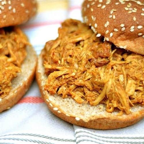 Honey Mustard Shredded Chicken Sandwich
