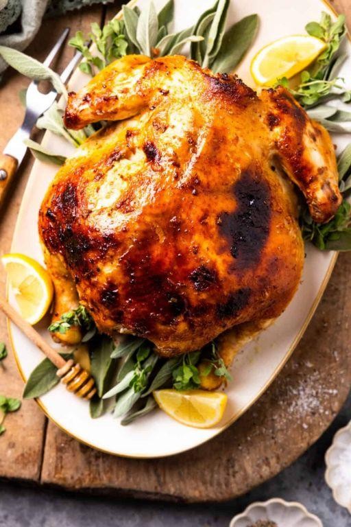 Honey Mustard Whole Baked Chicken