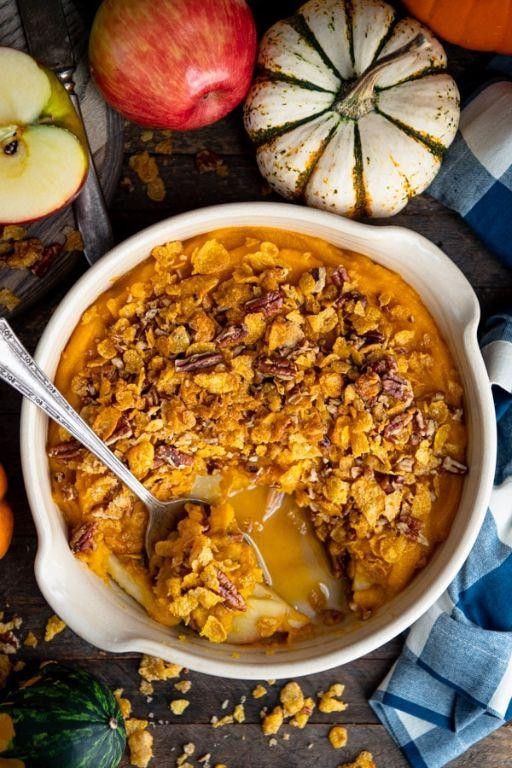 Honey Nut Squash and Apple Casserole