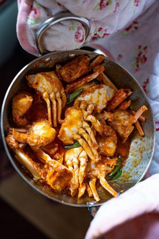 Indian Spicy Chilli Crab Curry