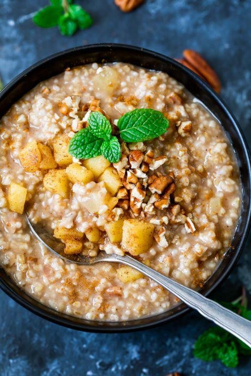 Instant Pot Dairy Free Apple Cinnamon Oatmeal