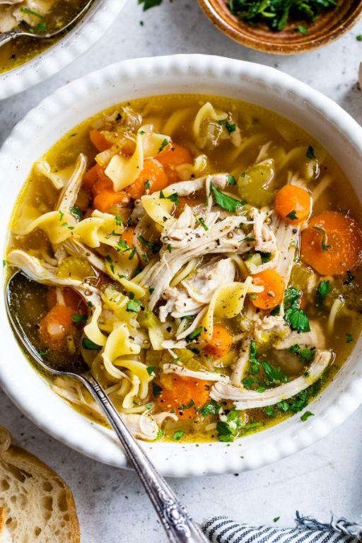 Instant Pot Dairy Free Chicken Noodle Soup