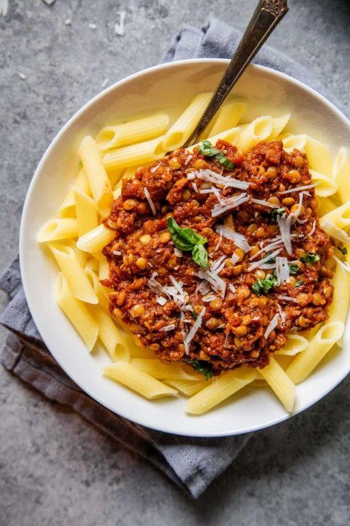 Instant Pot Lentil Bolognese