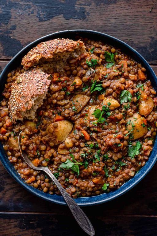 Instant Pot Lentil Stew with Vegetables