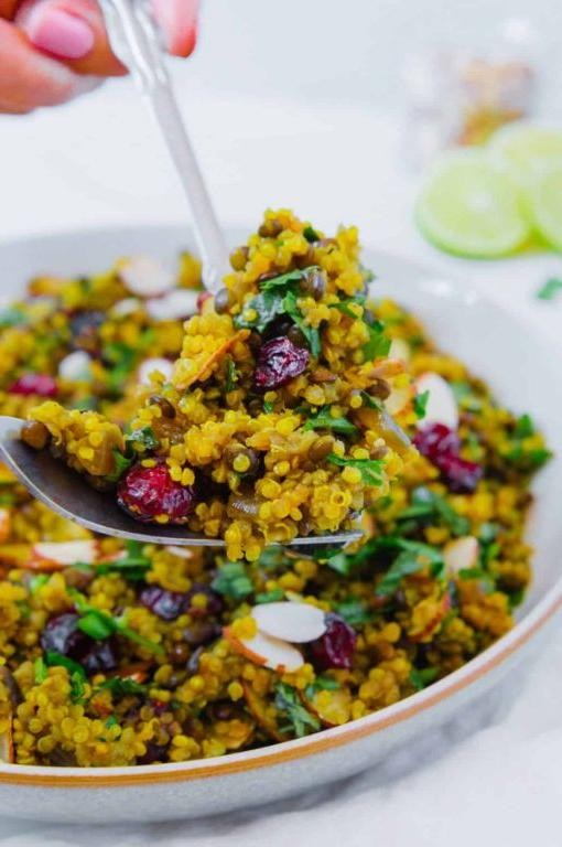 Instant Pot Lentil and Quinoa Salad