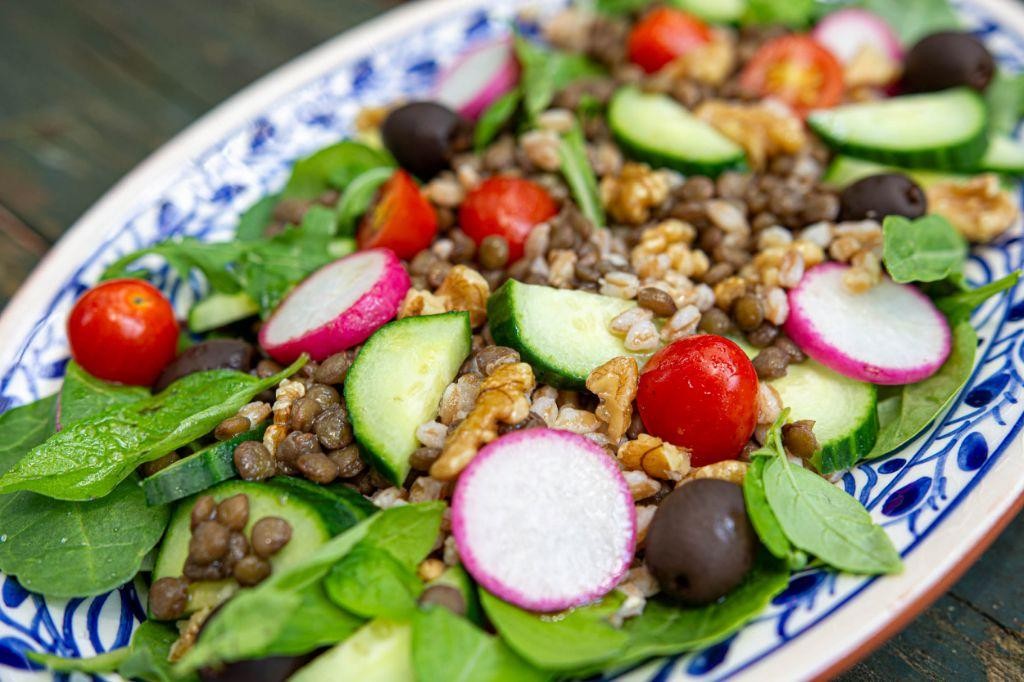 Italian Lentil Salad with Balsamic Vinaigrette