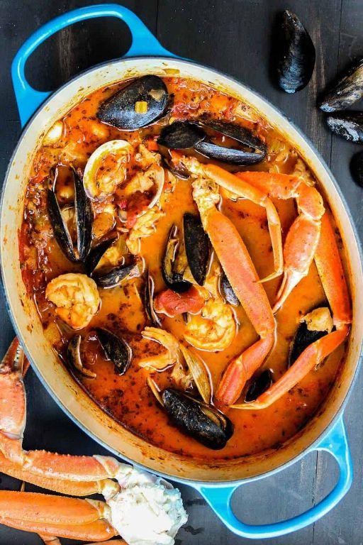 Italian Tomato Basil Seafood Steamer Pot