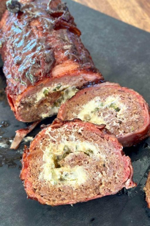 Jalapeno Popper Stuffed Meatloaf