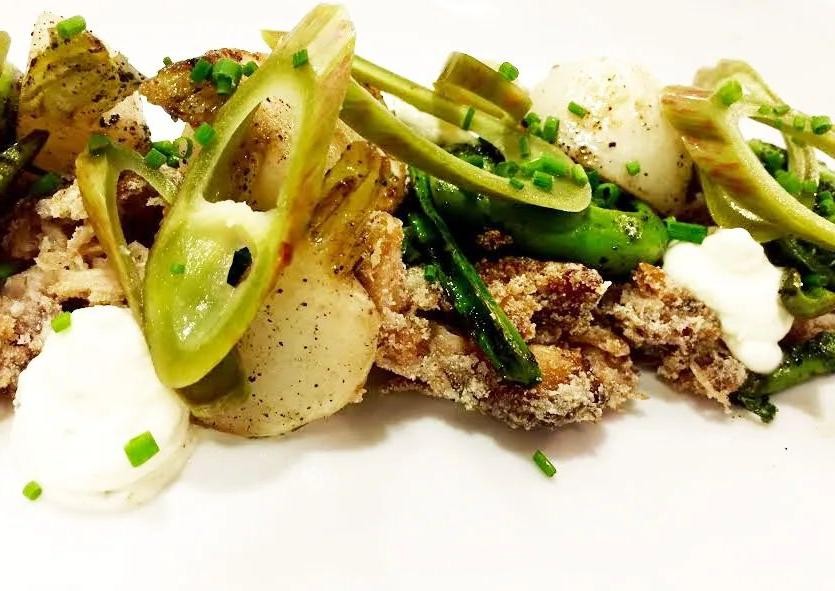 Japanese Knotweed Salad