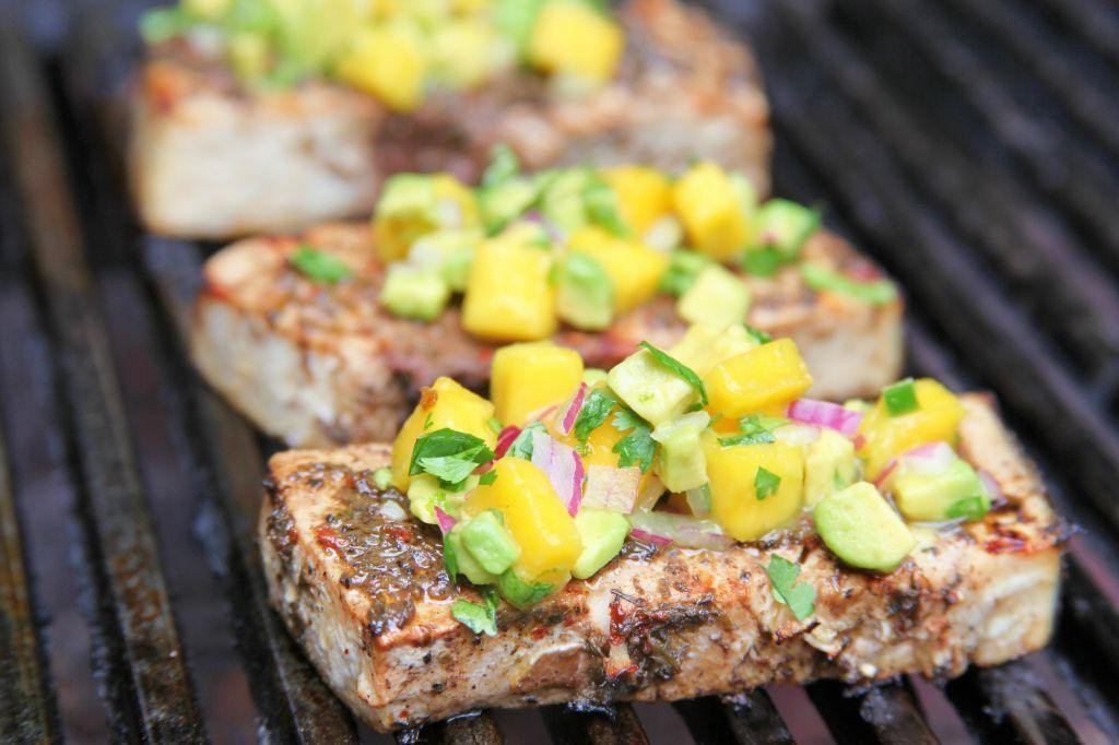 Jerk Seasoned Grilled Swordfish