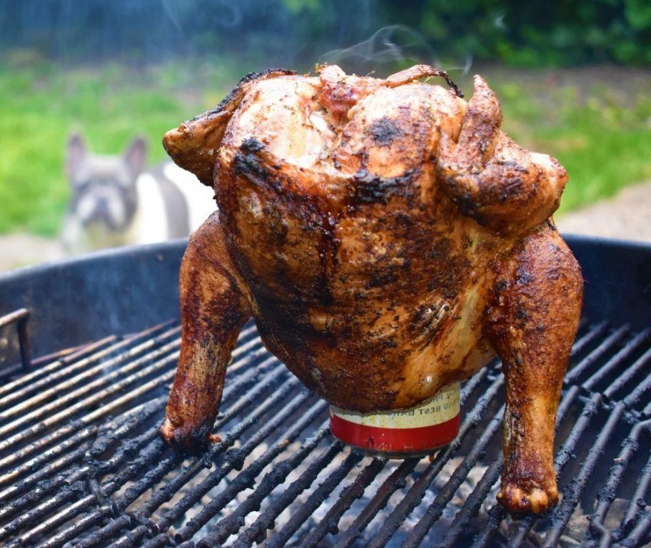 Jerk Style Beer Can Chicken