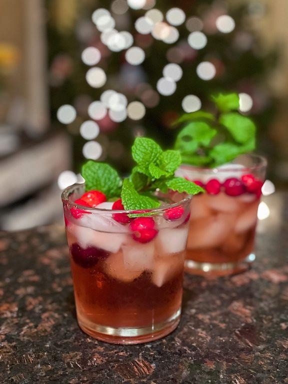 Jingle Bell Punch Mocktail