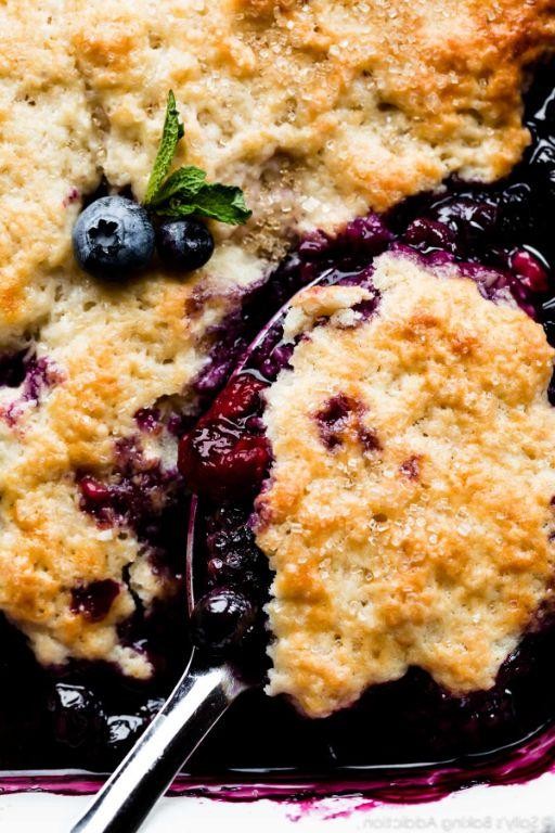 Juneberry Cobbler