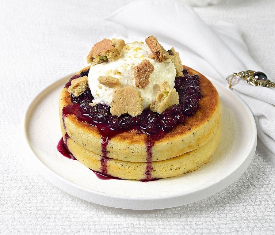 Juneberry Pancakes