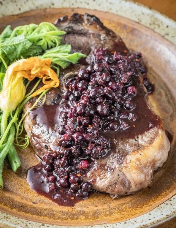 Juneberry Sauce for Meat