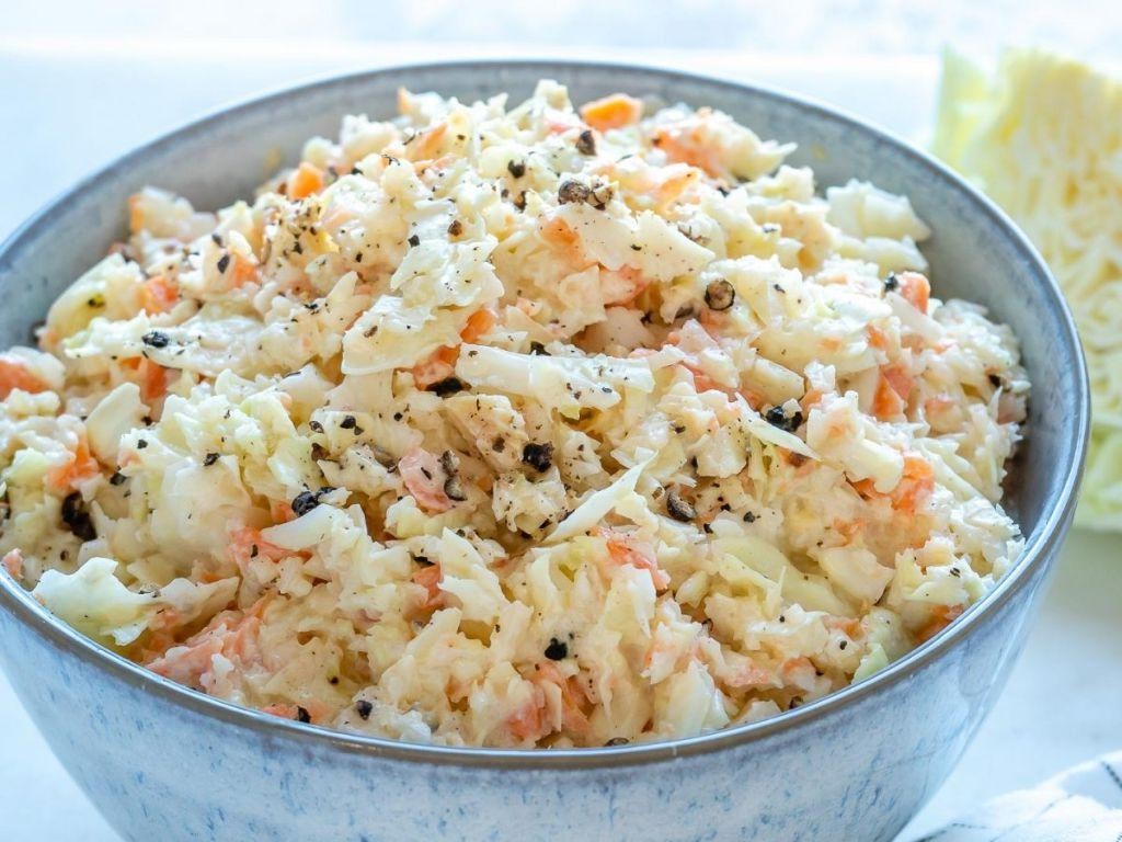 KFC Coleslaw with Greek Yogurt