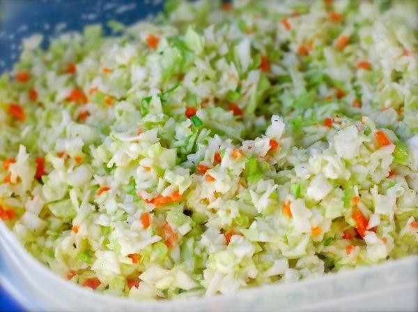 KFC Coleslaw with Green Onions