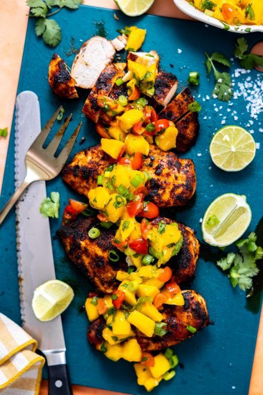 KFC Grilled Chicken with Mango Salsa