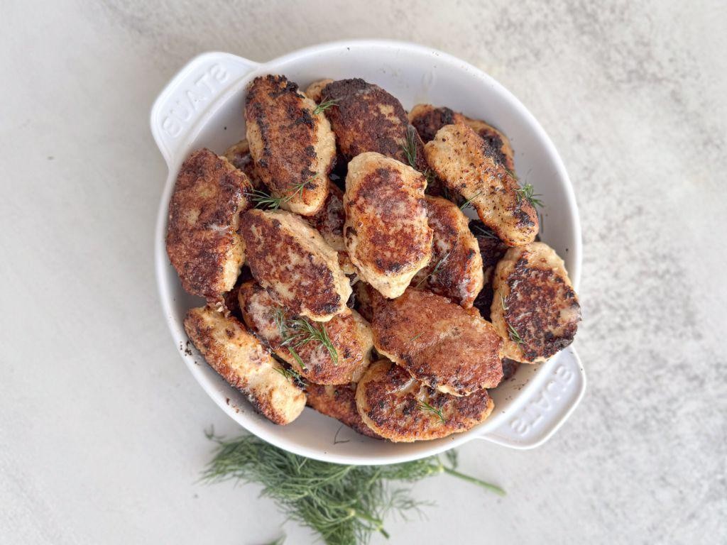 Kale and Chicken Kotleti