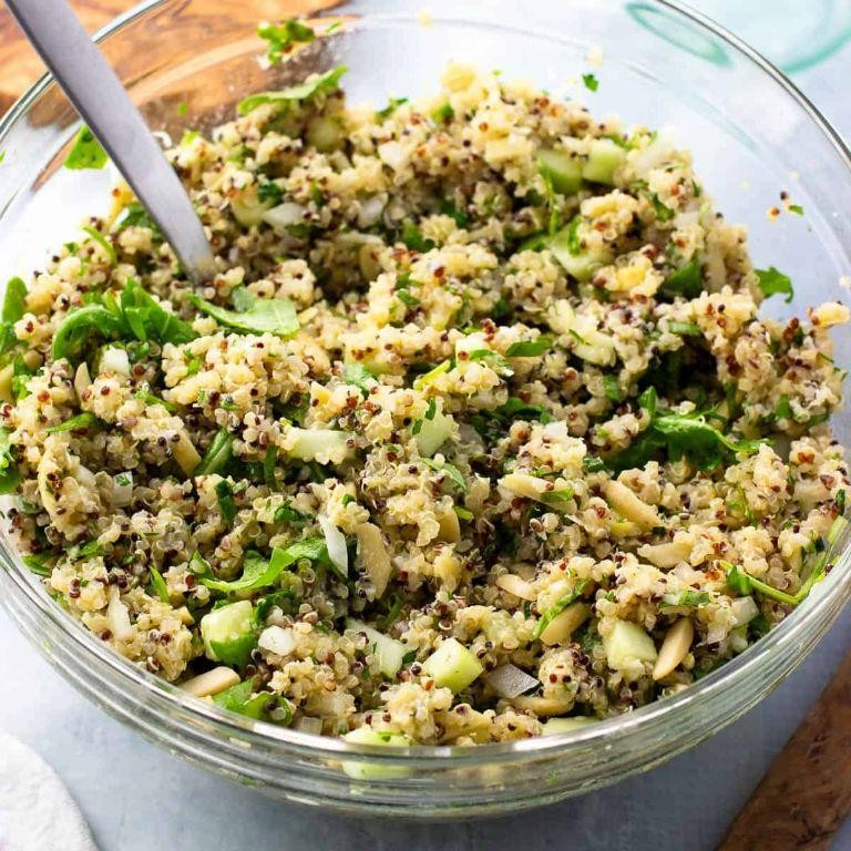 Kasha Salad with Fresh Herbs and Lemon Dressing